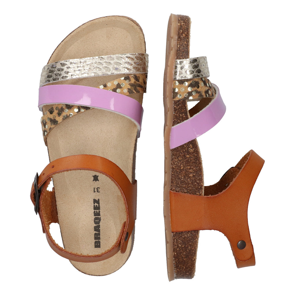 Sandalen Braqeez Saar Spain - Bruin Roze