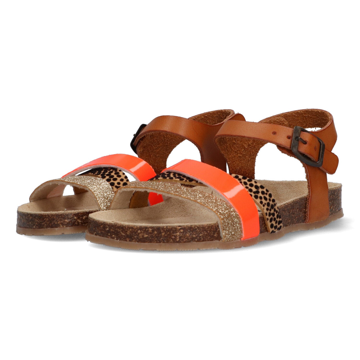 Sandalen Braqeez Saar Spain - Bruin Oranje