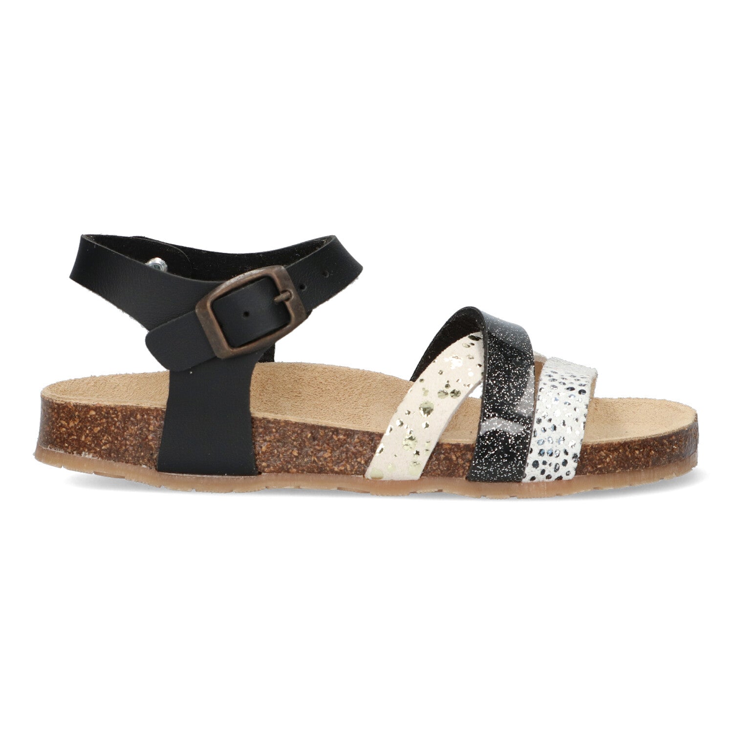 Sandalen Braqeez Saar Spain - Zwart Print