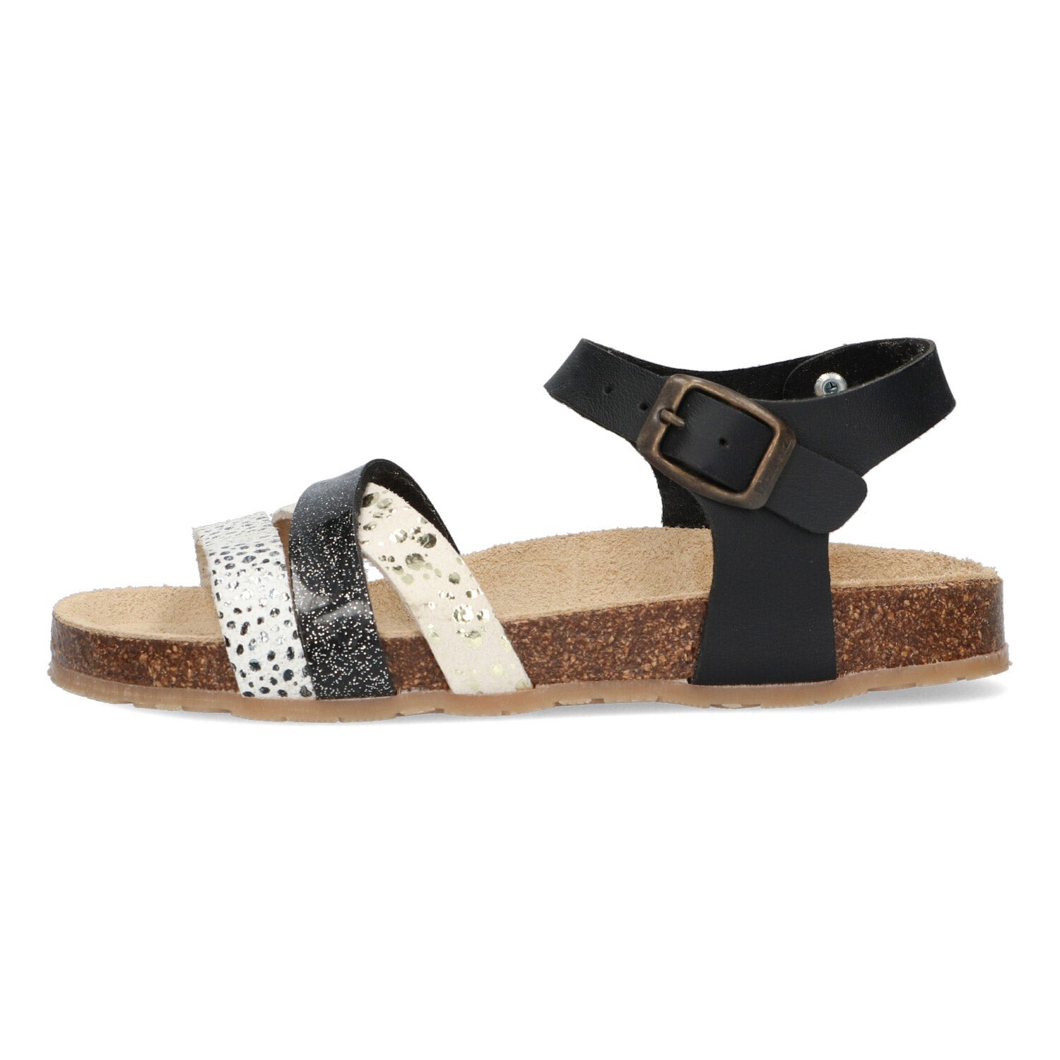 Sandalen Braqeez Saar Spain - Zwart Print