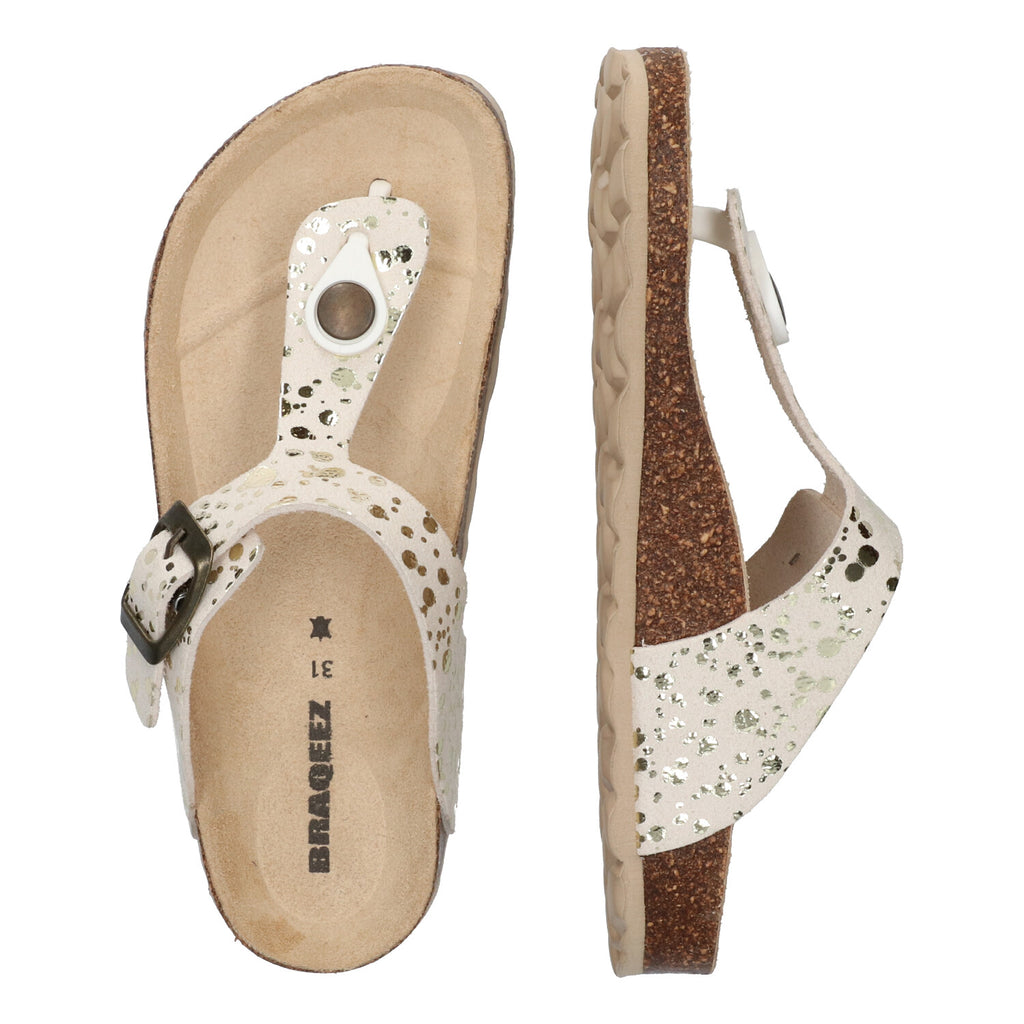 Slippers Braqeez Sunny Spain - Wit