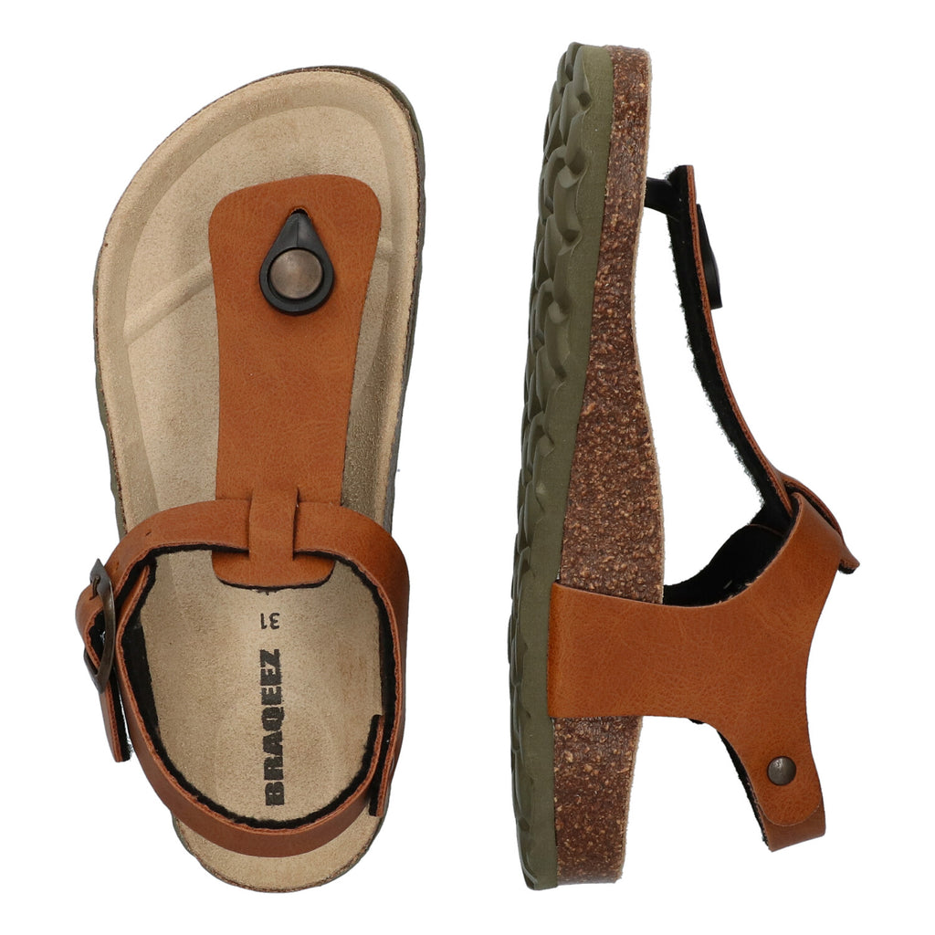 Sandalen Braqeez Sammy Spain - Bruin