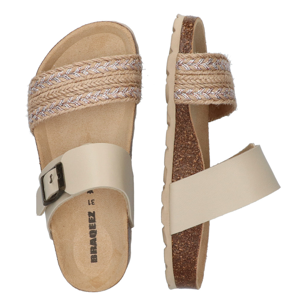 Slippers Braqeez Steffie Spain - Beige