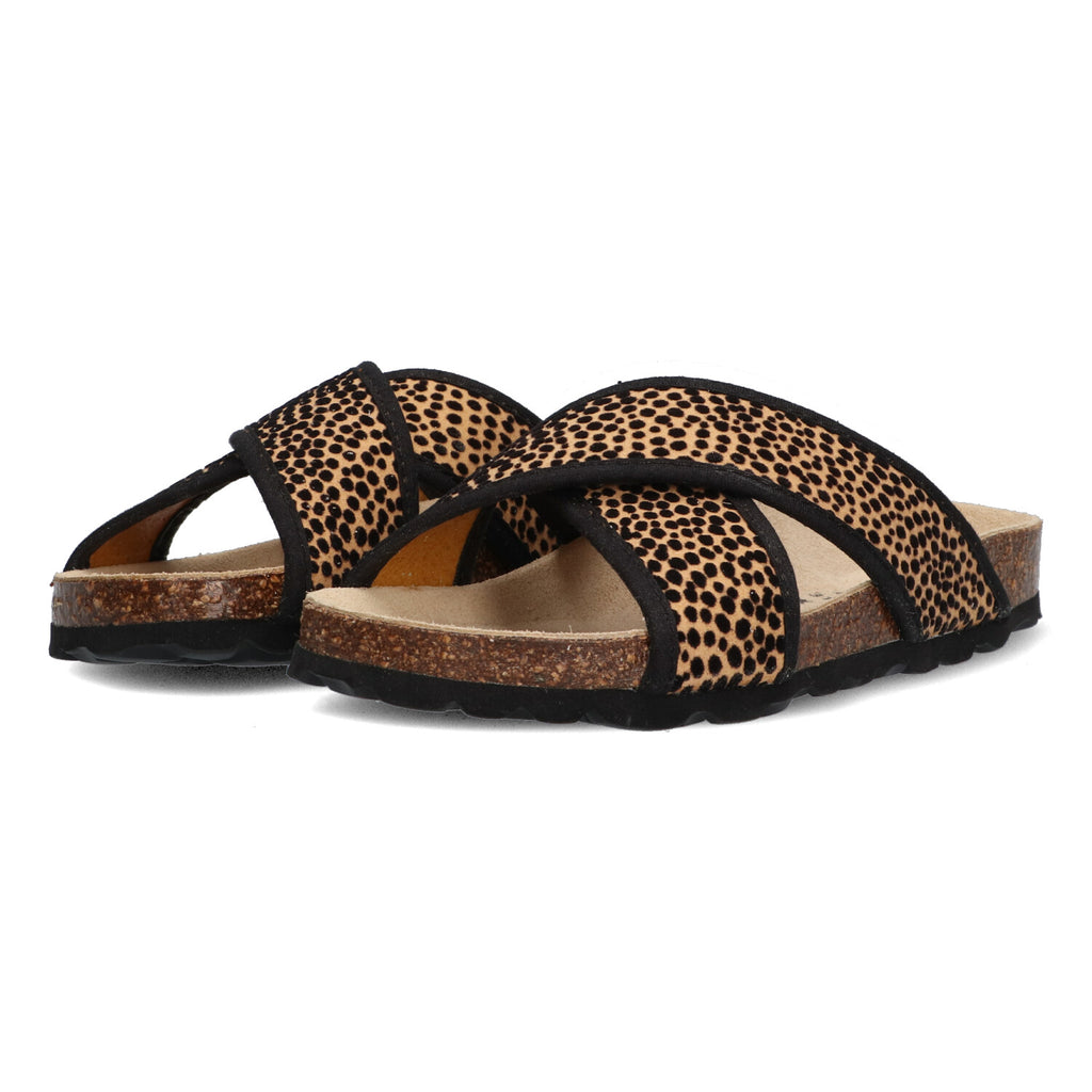 Slippers Braqeez Sandra Spain - Beige Print