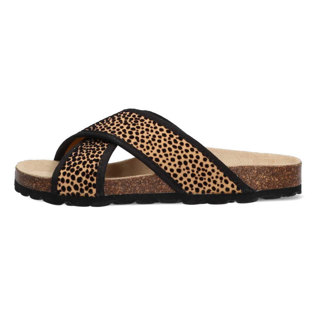 Slippers Braqeez Sandra Spain - Beige Print