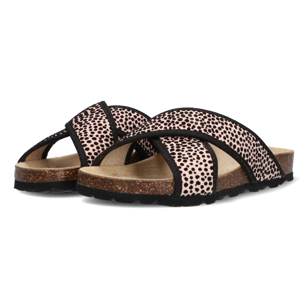 Slippers Braqeez Sandra Spain - Roze Print