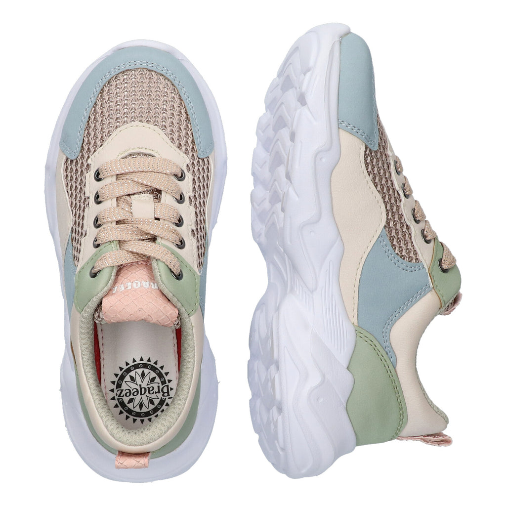 Lage Sneakers Braqeez Neel - Blauw Beige