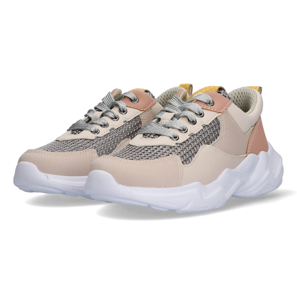 Lage Sneakers Braqeez Neel - Beige Roze