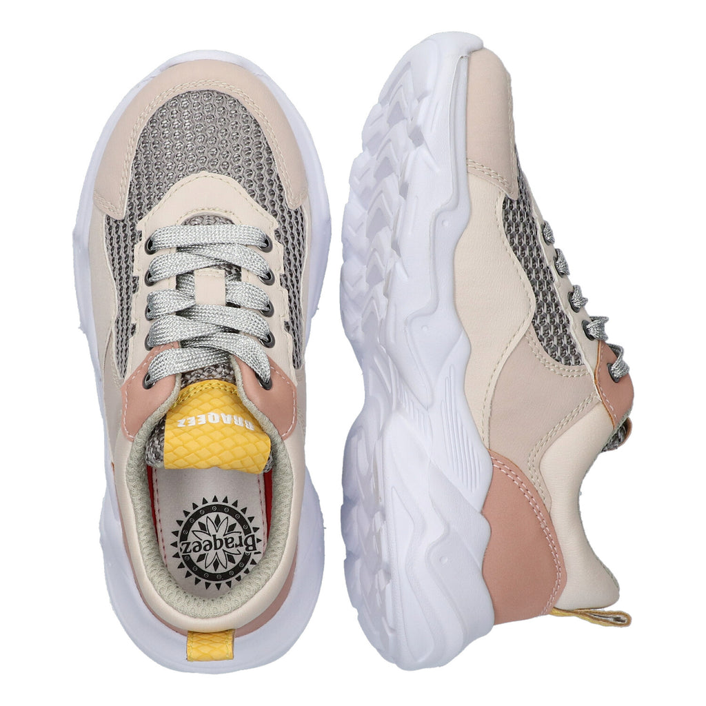 Lage Sneakers Braqeez Neel - Beige Roze