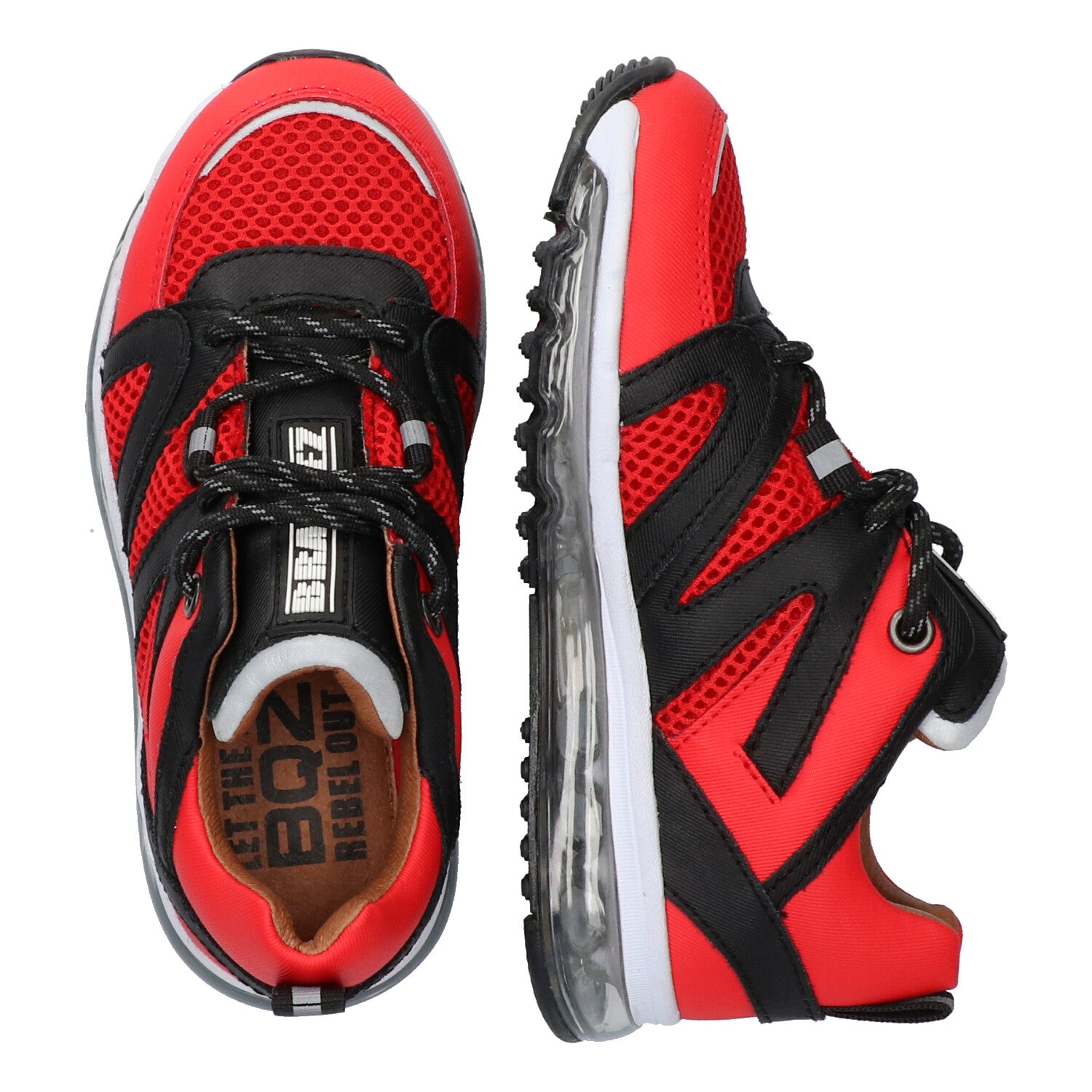 Lage Sneakers Braqeez Winston Warschau - Rood