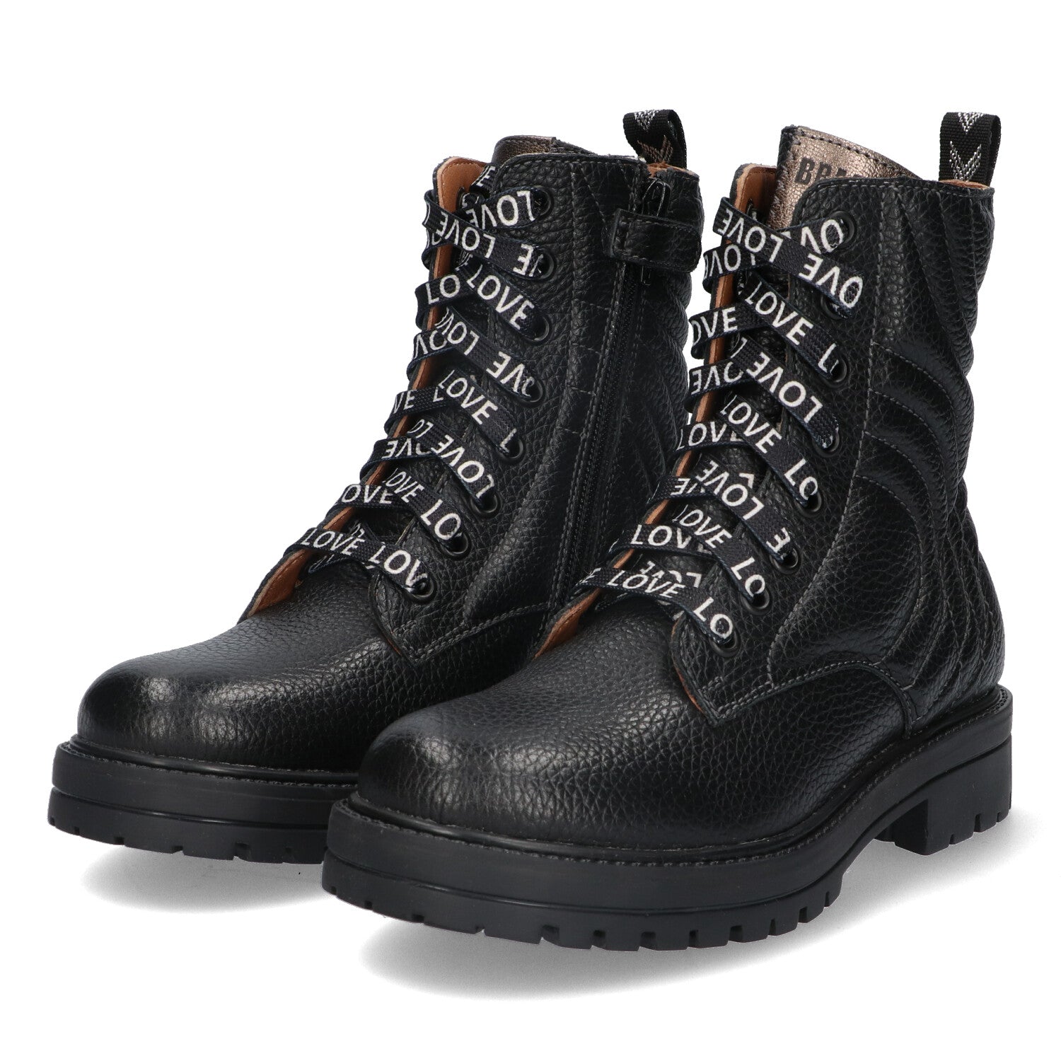 Veterboots Braqeez Ginger Gabri - Zwart