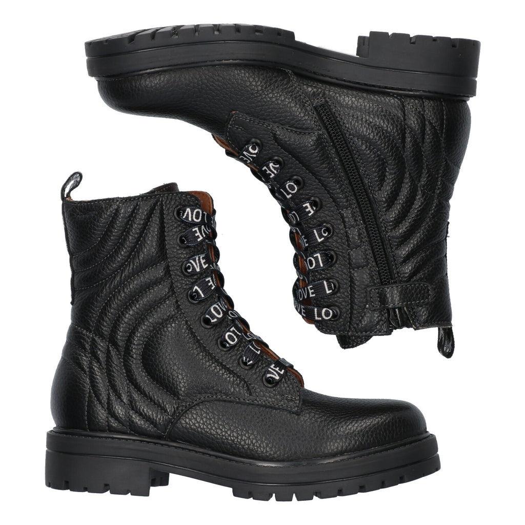 Veterboots Braqeez Ginger Gabri - Zwart