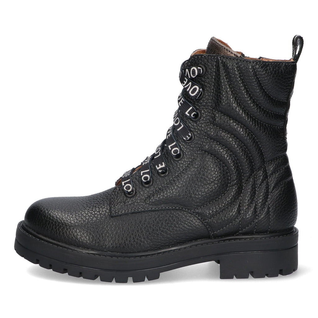 Veterboots Braqeez Ginger Gabri - Zwart
