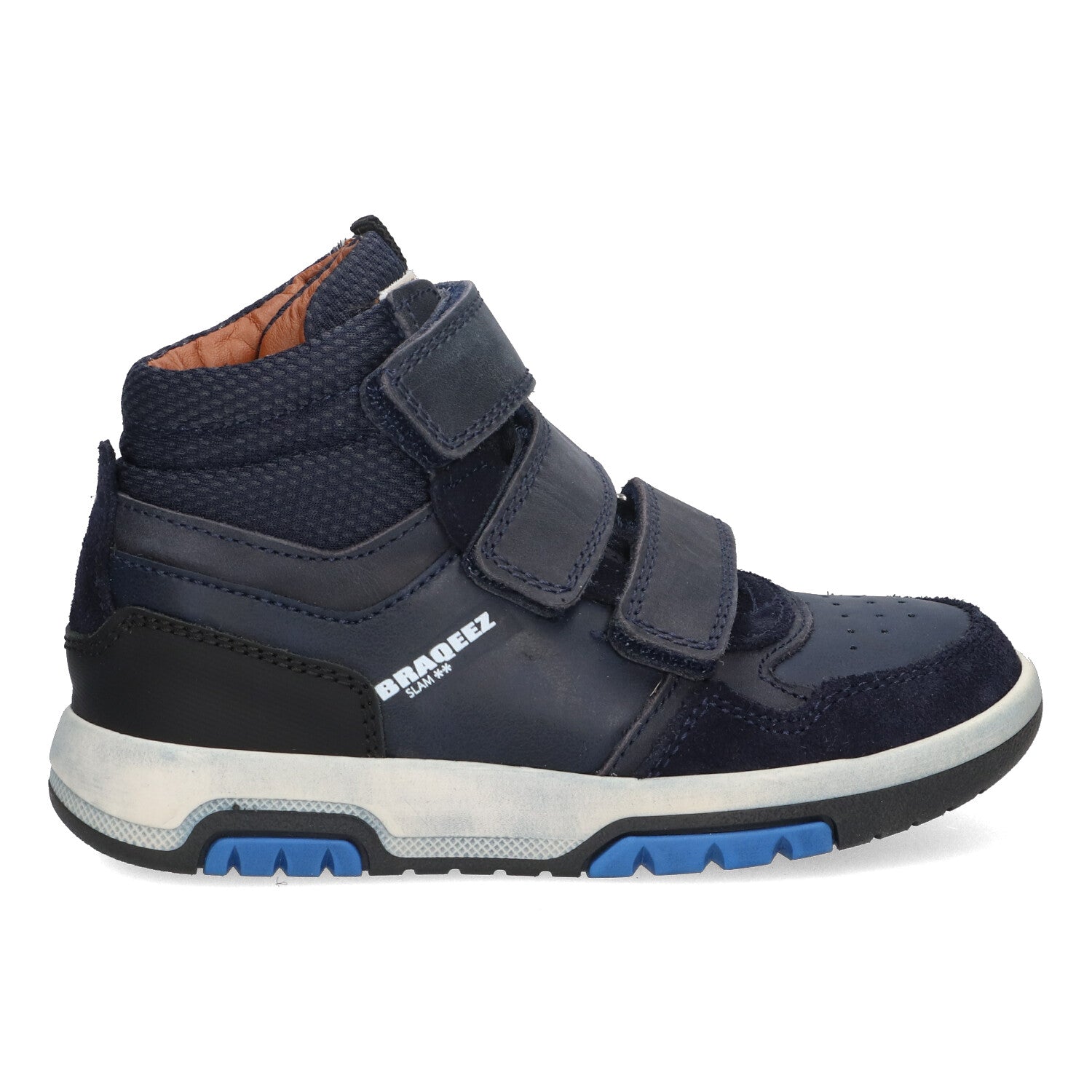 Hoge Sneakers Braqeez Chiel Chicago - Donkerblauw