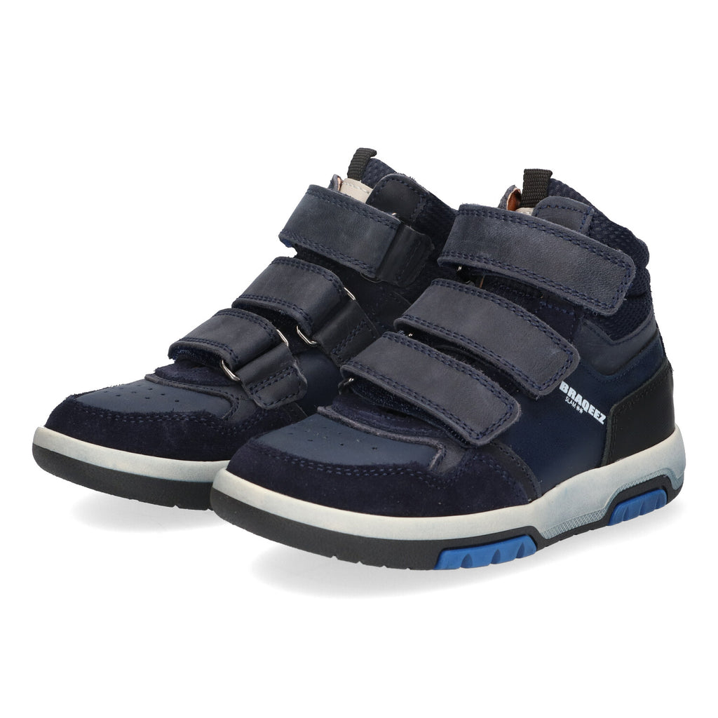 Hoge Sneakers Braqeez Chiel Chicago - Donkerblauw