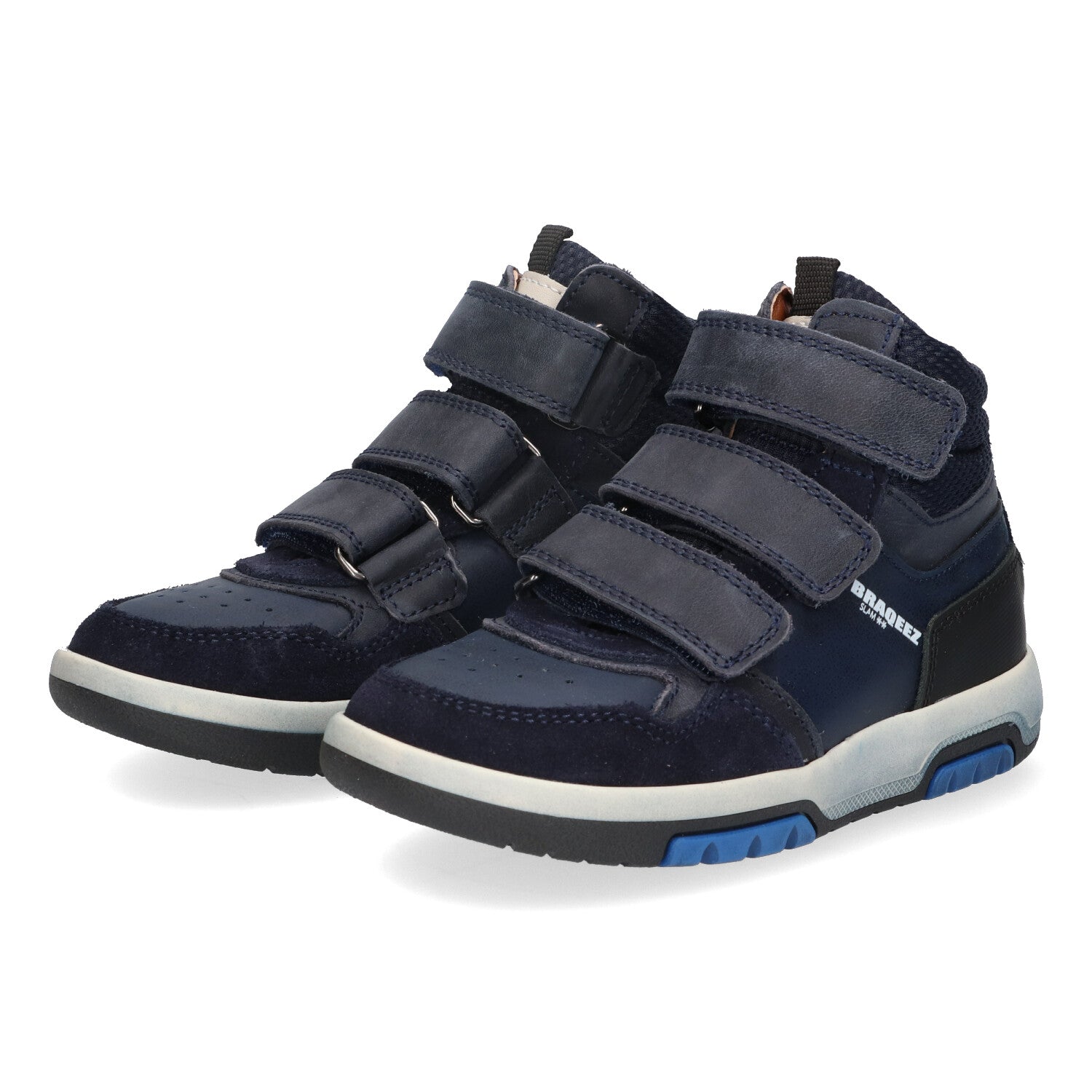 Hoge Sneakers Braqeez Chiel Chicago - Donkerblauw