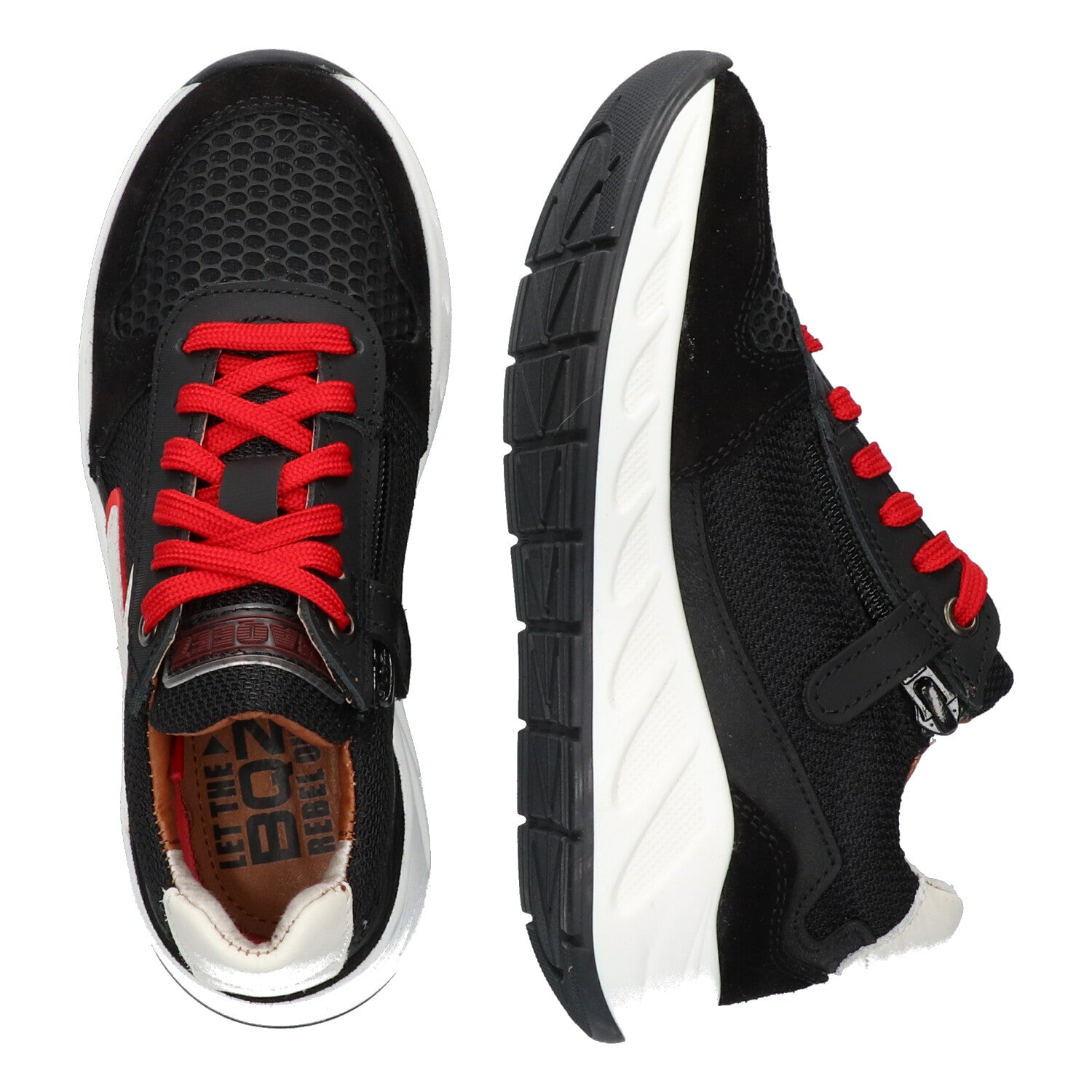 Lage Sneakers Braqeez Felipe Fez - Zwart