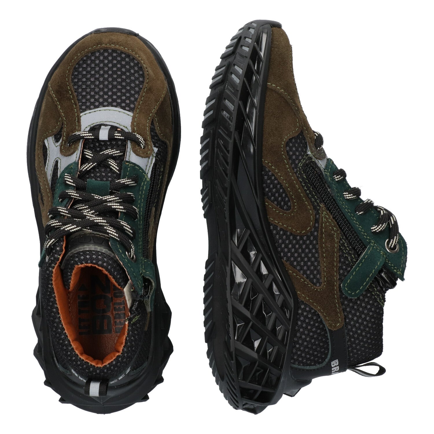 Hoge Sneakers Braqeez Andre Amsterdam - Groen