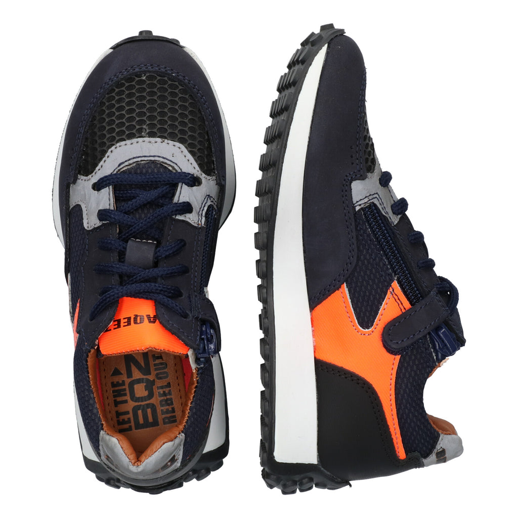 Lage Sneakers Braqeez Pelle Porto - Donkerblauw