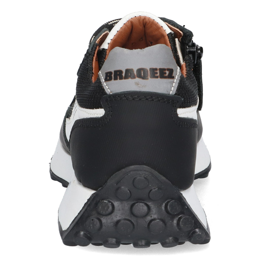 Lage Sneakers Braqeez Pelle Porto - Zwart