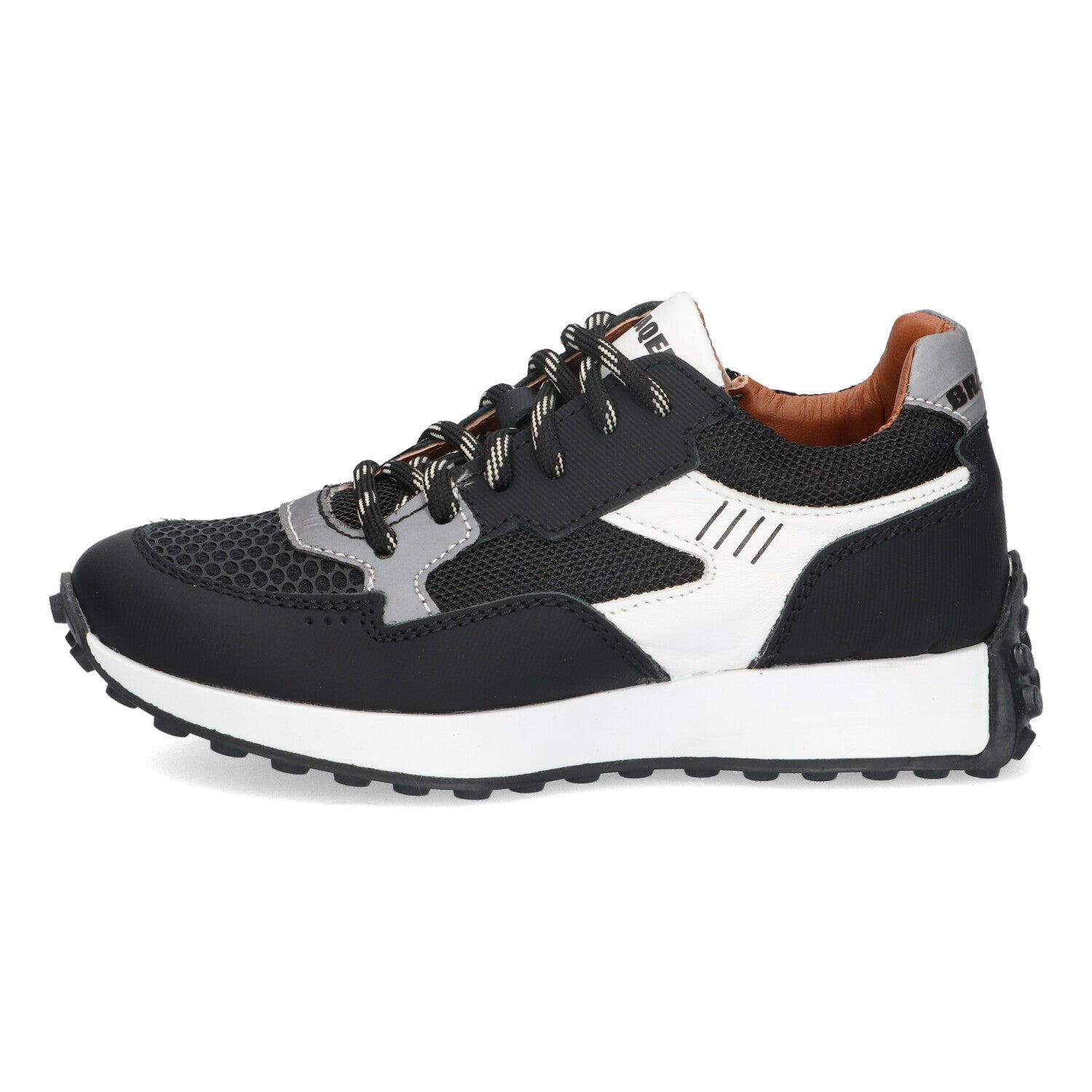 Lage Sneakers Braqeez Pelle Porto - Zwart
