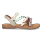 Sandalen Braqeez Cassy Call - Beige Groen Paars