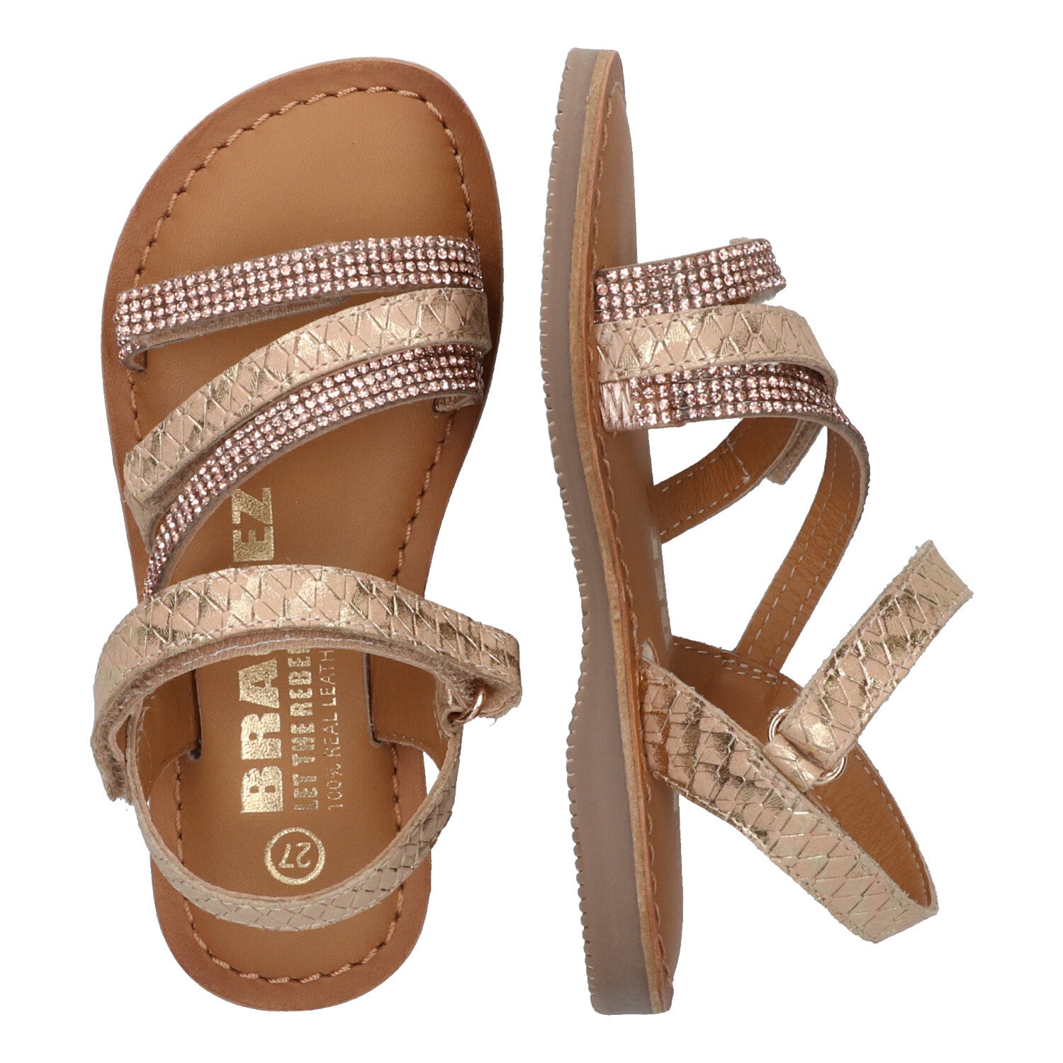 Sandalen Braqeez Cassy Call - Roze