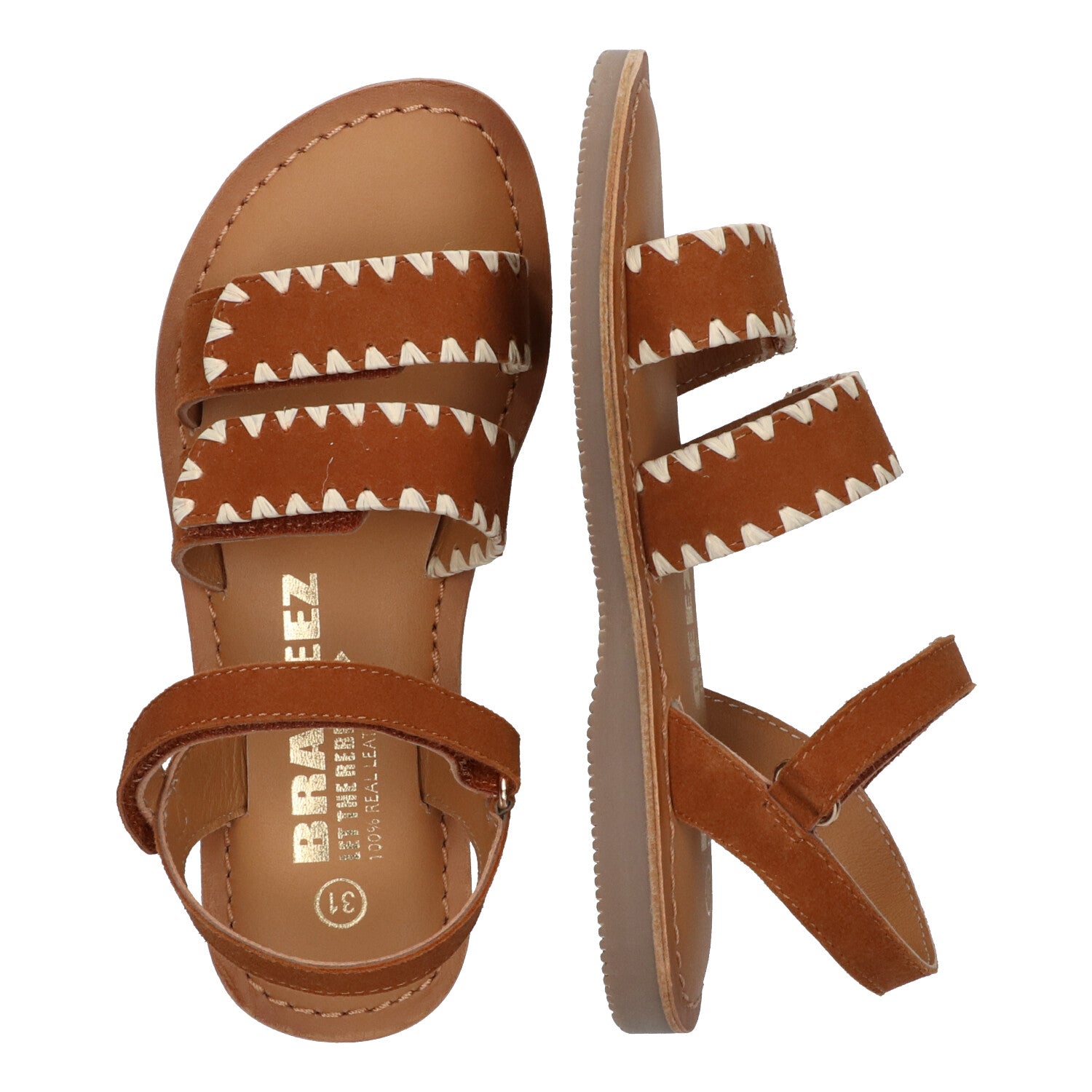 Sandalen Braqeez Steffie Sun - Cognac