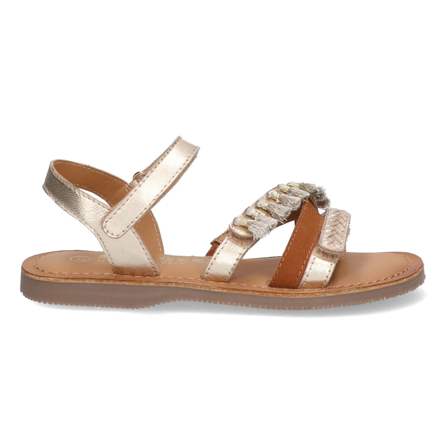 Sandalen Braqeez Sophie Sun - Goud Cognac