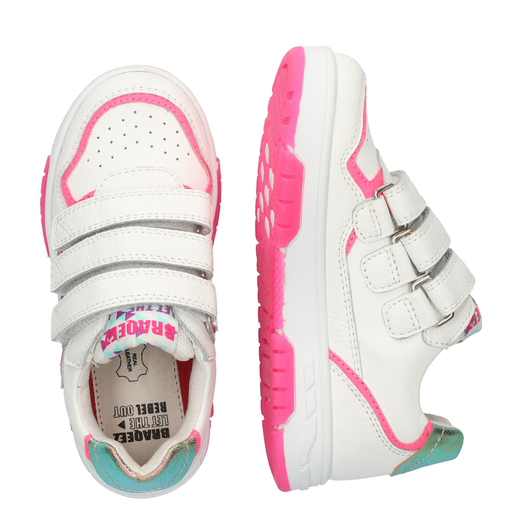Lage Sneakers Braqeez Calvin Chicago - Wit