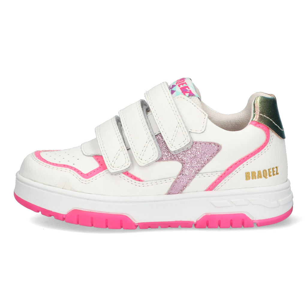 Lage Sneakers Braqeez Calvin Chicago - Wit