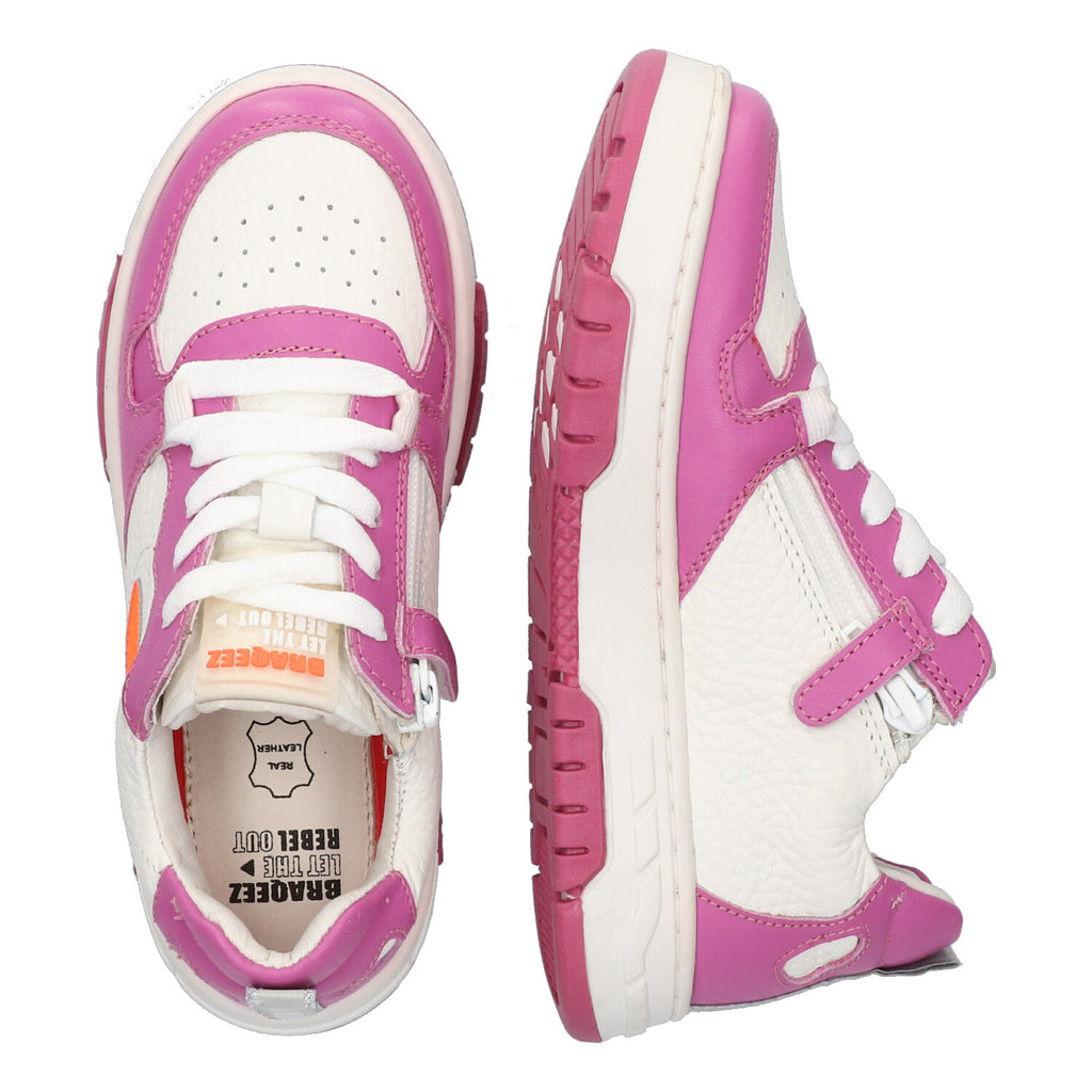 Lage Sneakers Braqeez Cis Chicago - Roze