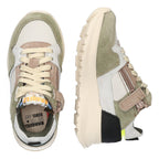 Lage Sneakers Braqeez Fallon Flow - Groen Grijs Wit