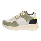 Lage Sneakers Braqeez Fallon Flow - Groen Grijs Wit