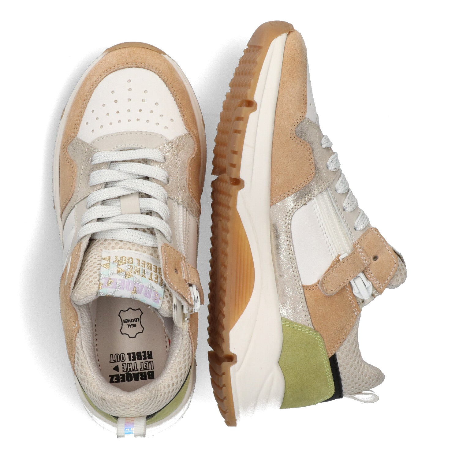 Lage Sneakers Braqeez Maxime Magic - Beige