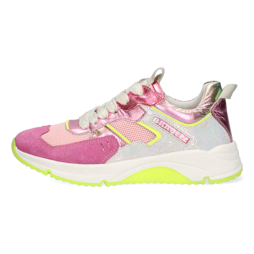 Lage Sneakers Braqeez Francis Flow - Roze Geel Grijs