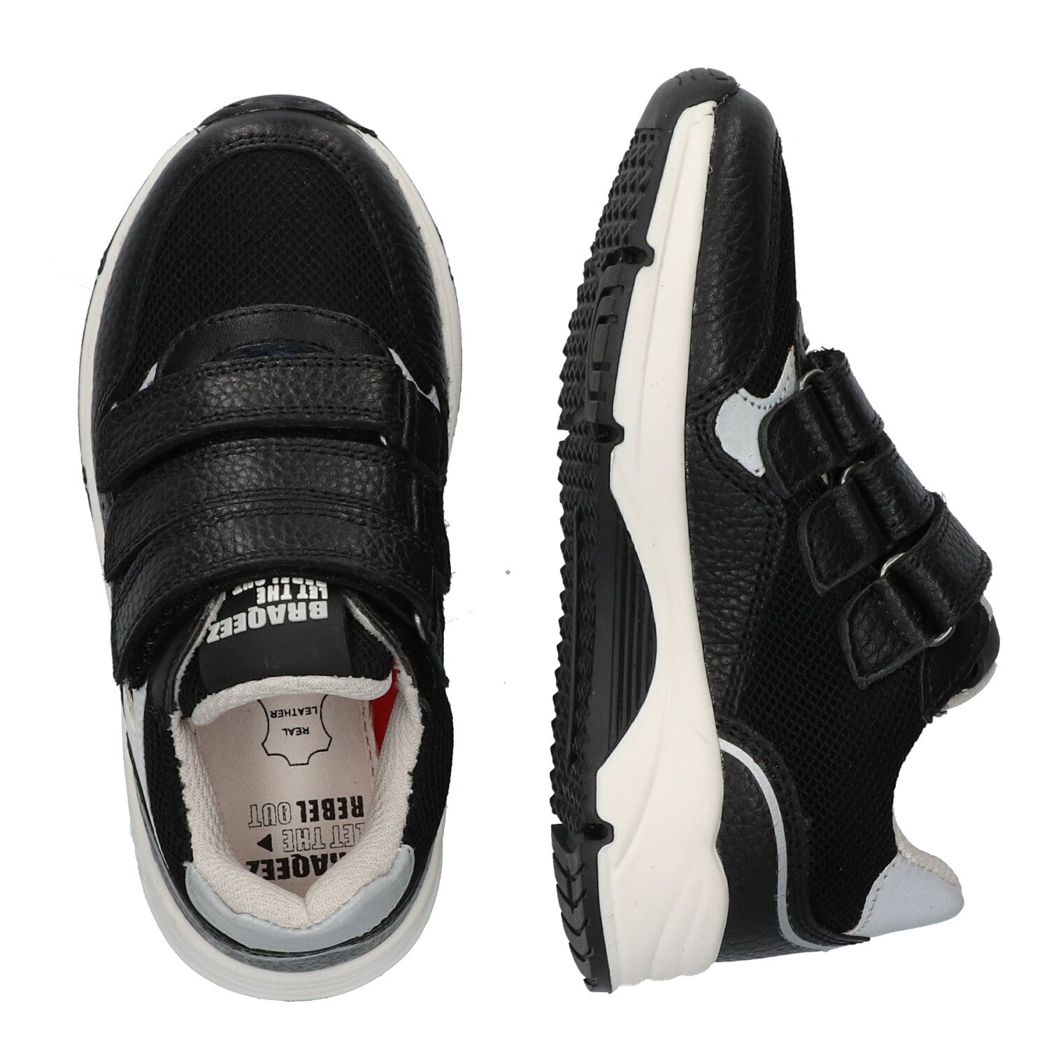 Lage Sneakers Braqeez Chris Cool - Zwart