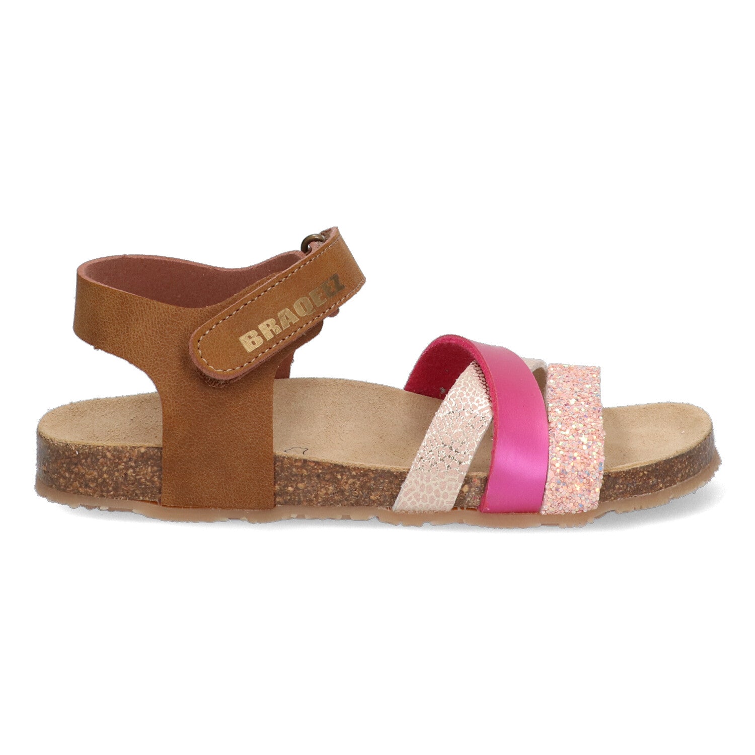 Sandalen Braqeez Sammy Spain - Cognac Roze