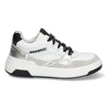 Lage Sneakers Braqeez Rai Rebel - Wit Zilver Grijs