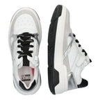 Lage Sneakers Braqeez Rai Rebel - Wit Zilver Grijs