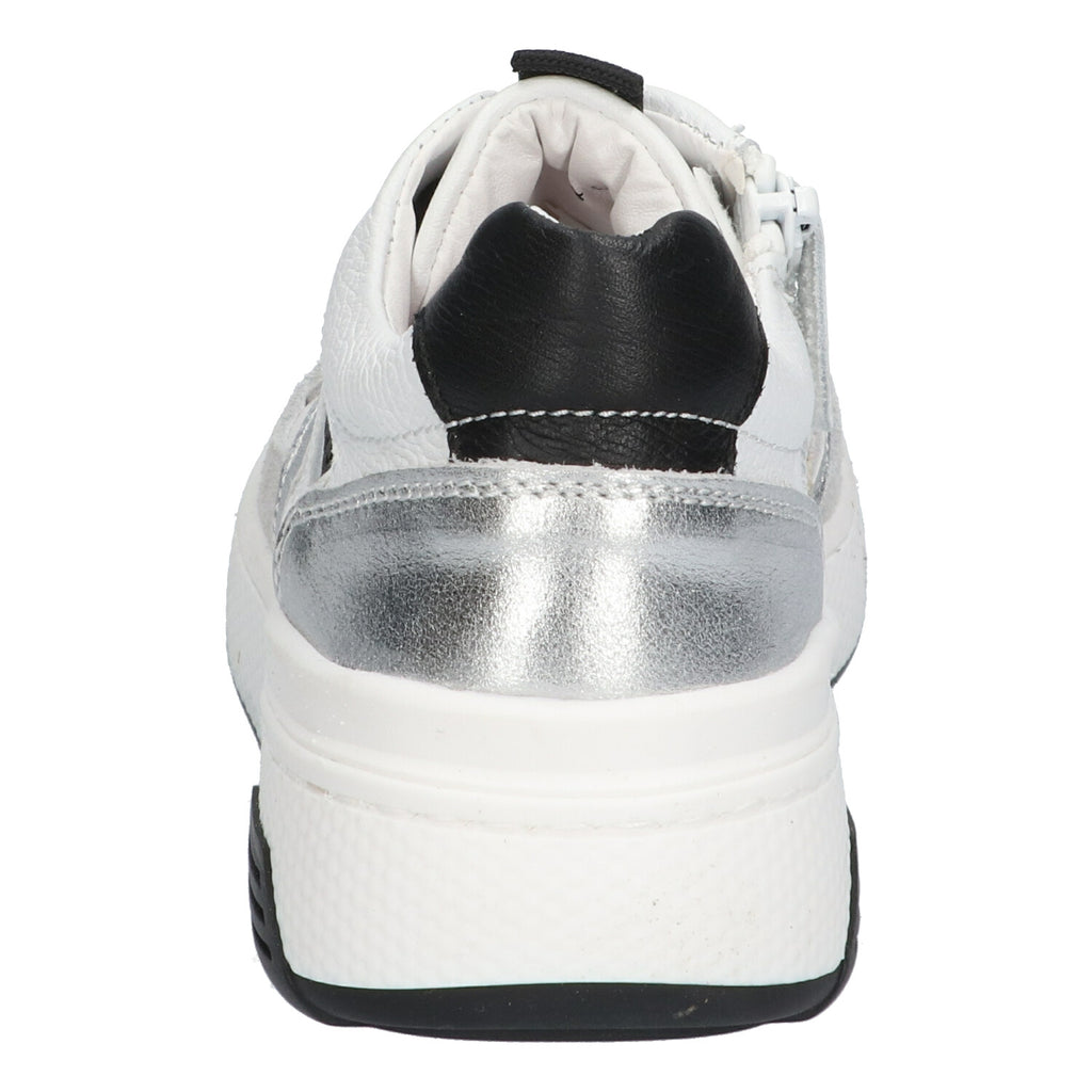 Lage Sneakers Braqeez Rai Rebel - Wit Zilver Grijs