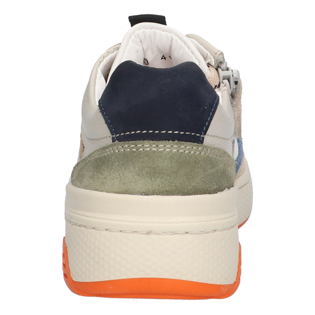 Lage Sneakers Braqeez Rai Rebel - Beige Wit Blauw