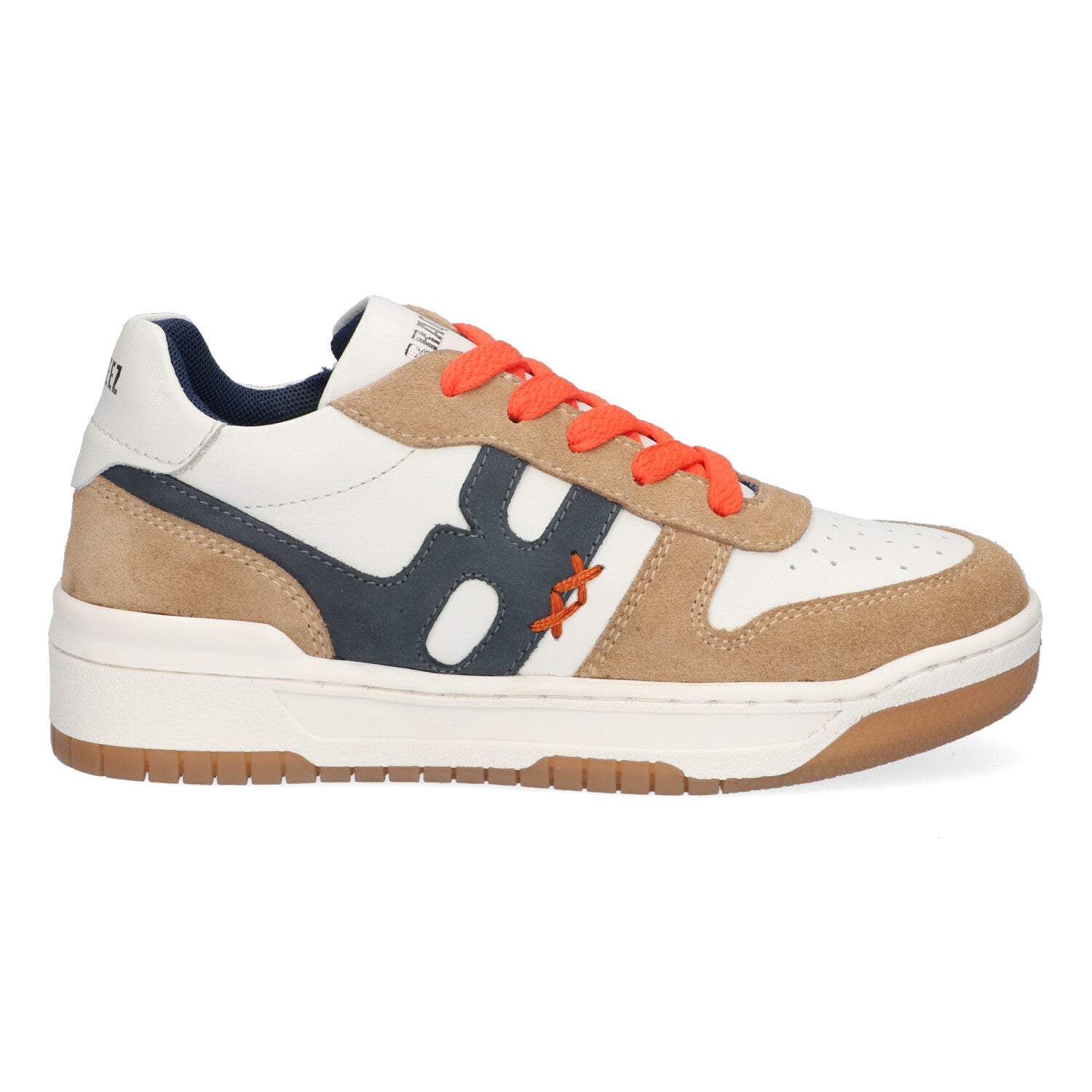 Lage Sneakers Braqeez Rocky Rebel - Beige Wit Blauw