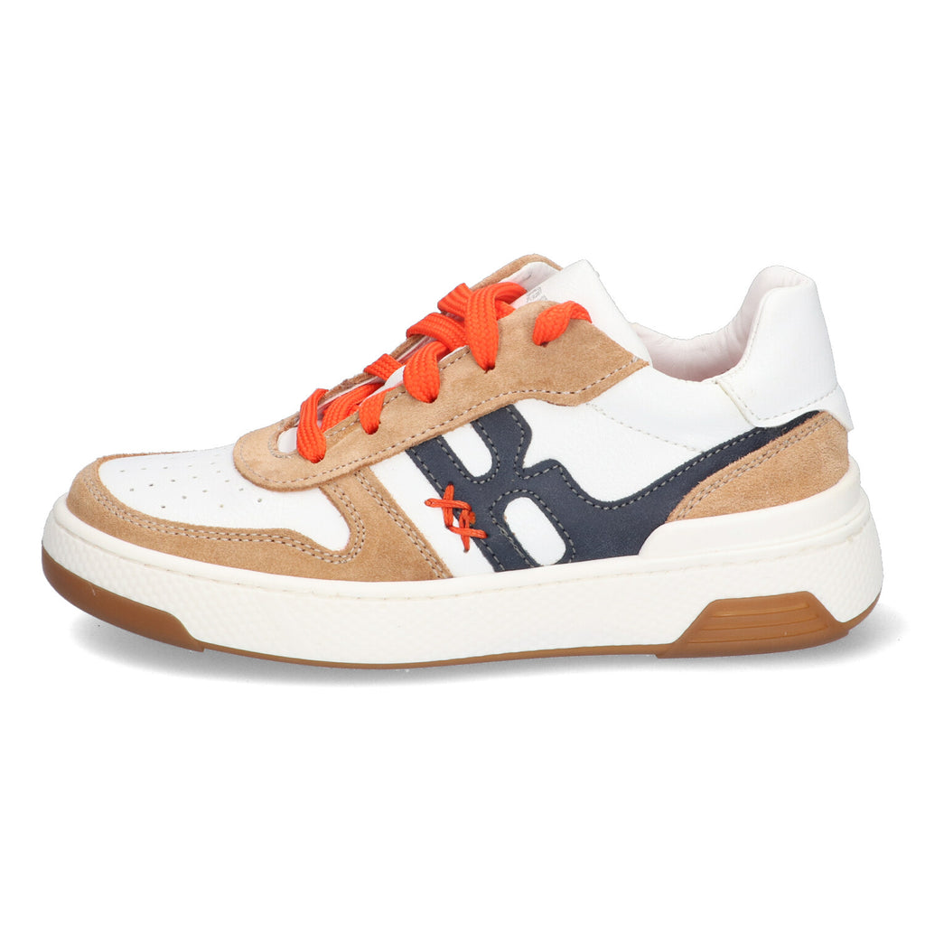 Lage Sneakers Braqeez Rocky Rebel - Beige Wit Blauw