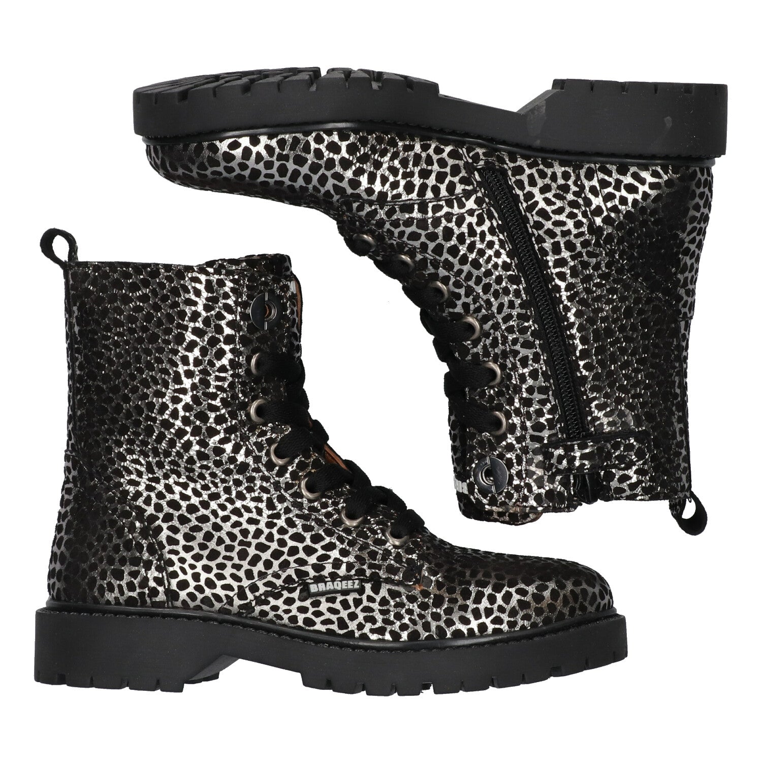 Veterboots Braqeez Bibi Boot - Grijs