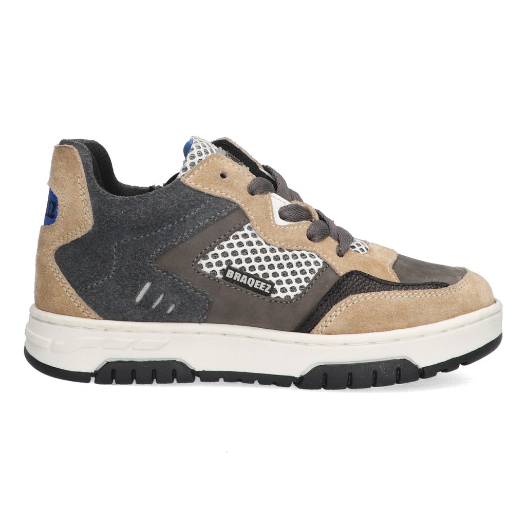 Lage Sneakers Braqeez Ciro Chicago - Grijs Beige
