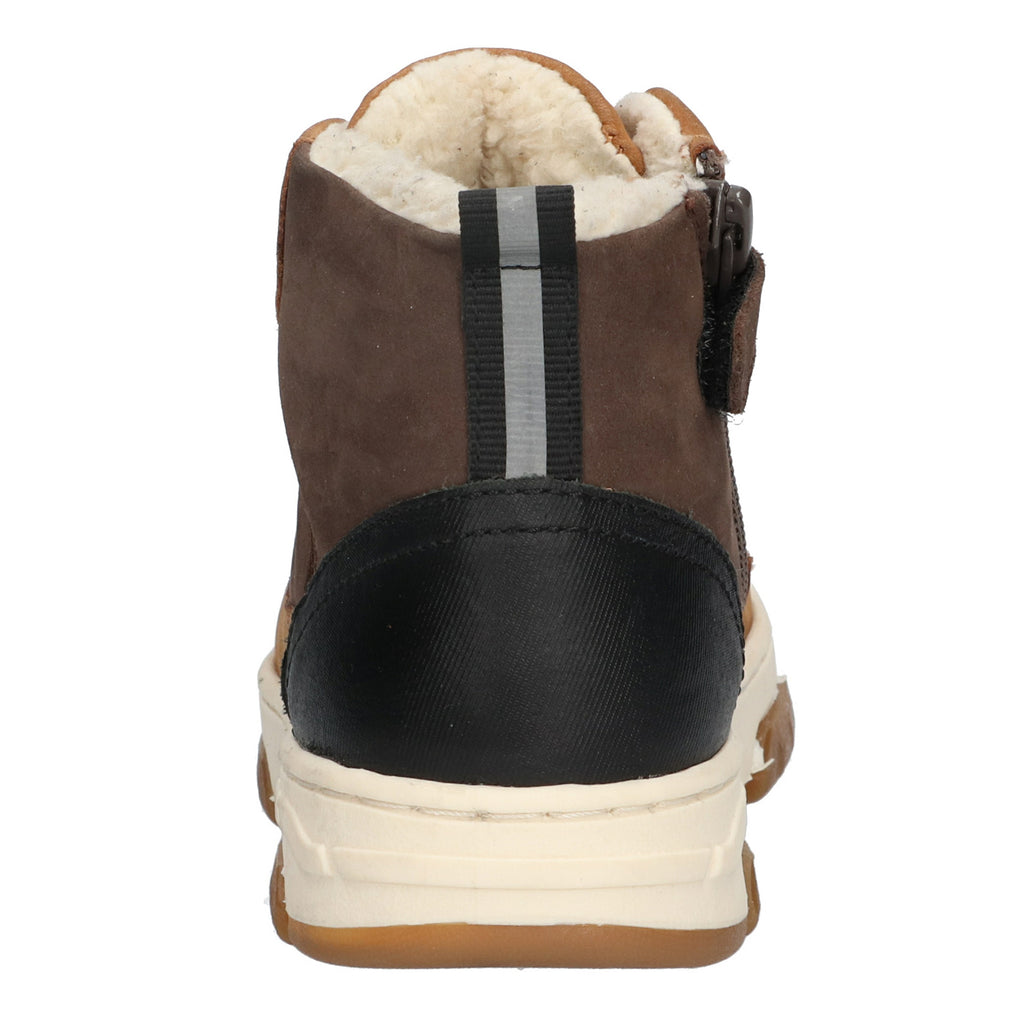 Hoge Sneakers Braqeez Chiel Chicago - Bruin