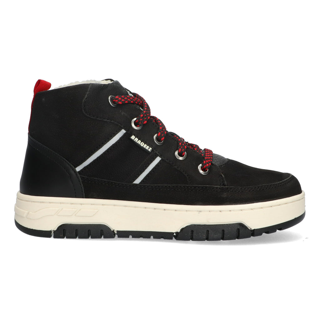 Hoge Sneakers Braqeez Chiel Chicago - Zwart