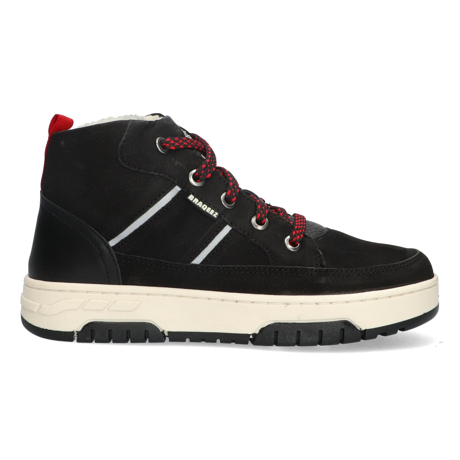 Hoge Sneakers Braqeez Chiel Chicago - Zwart