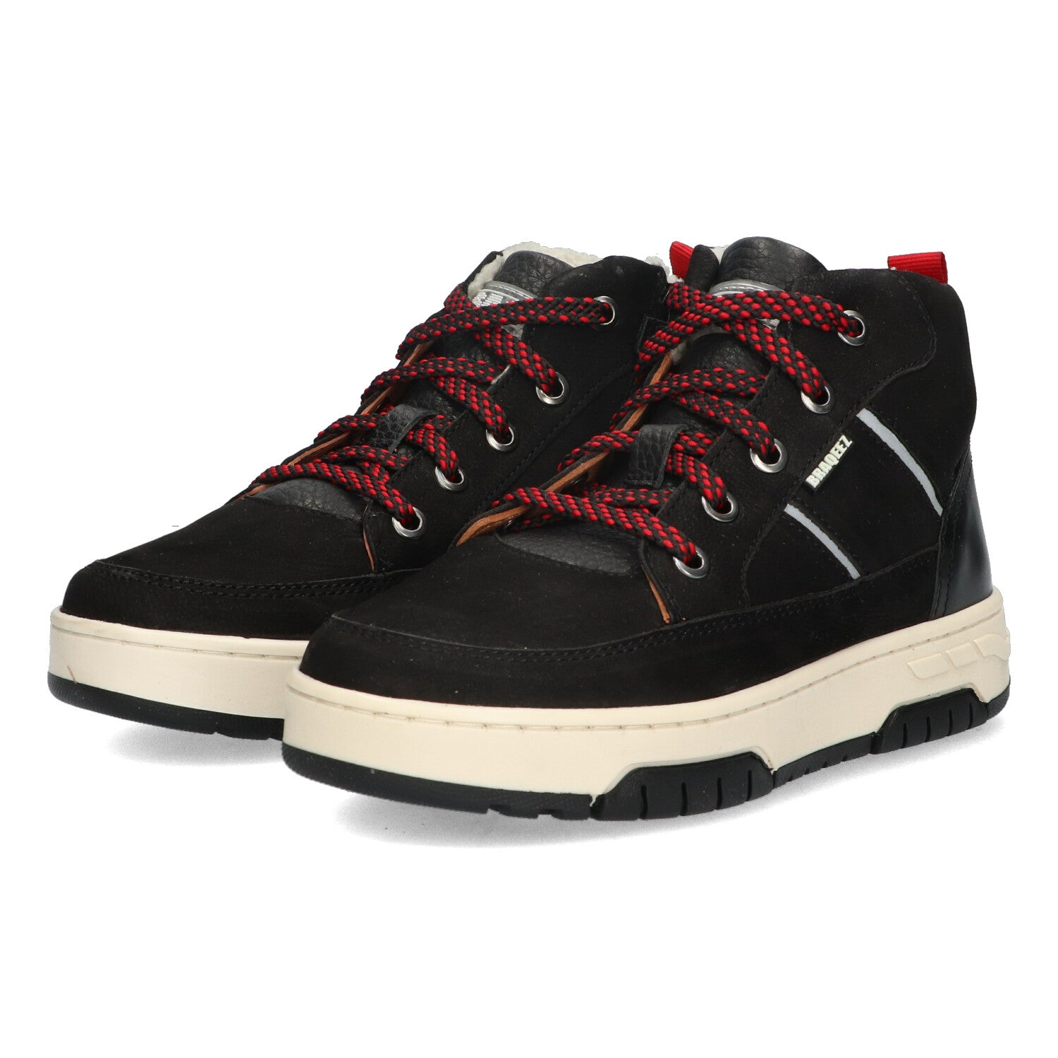 Hoge Sneakers Braqeez Chiel Chicago - Zwart